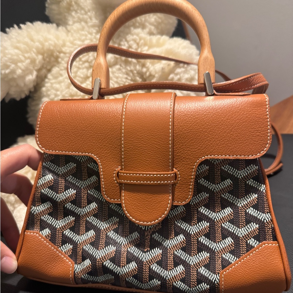 GOYARD SAIGON MINI Brown and Tan
